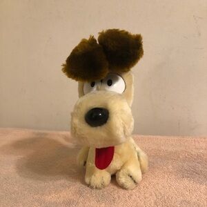 Vintage 1983 R Dakin Garfield Odie Plush 10”